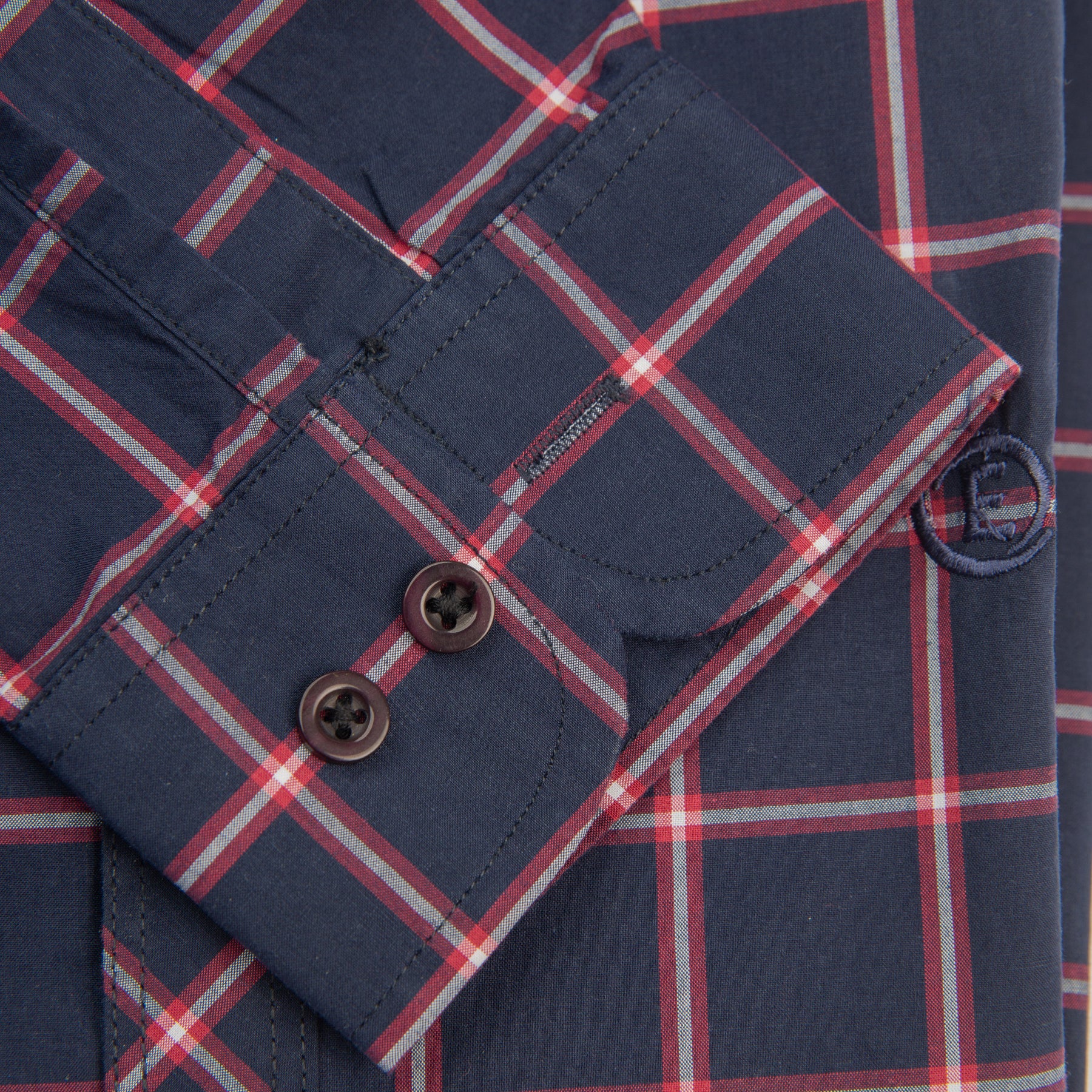 Formal Check Shirt (Blue and Purple)