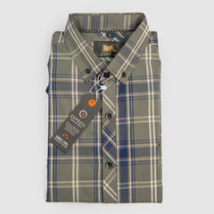 Formal Check Shirt (Green)