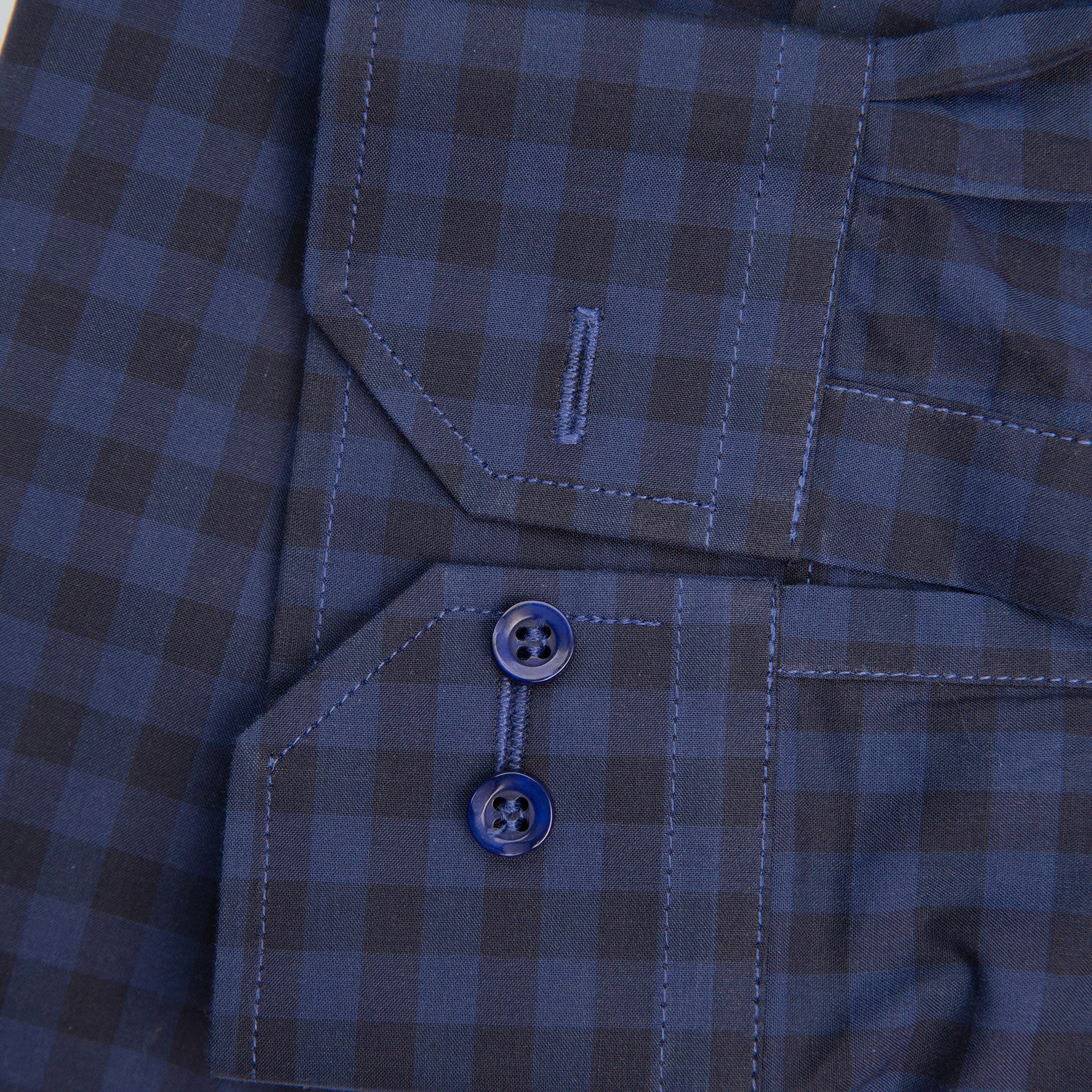 Formal Check Shirt (Blue)