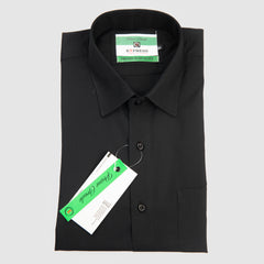 Formal Plain Shirt (Black)