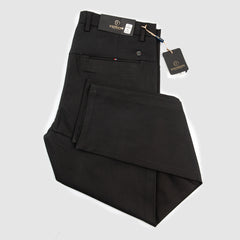 Black Skin Fitted Cotton Chinos