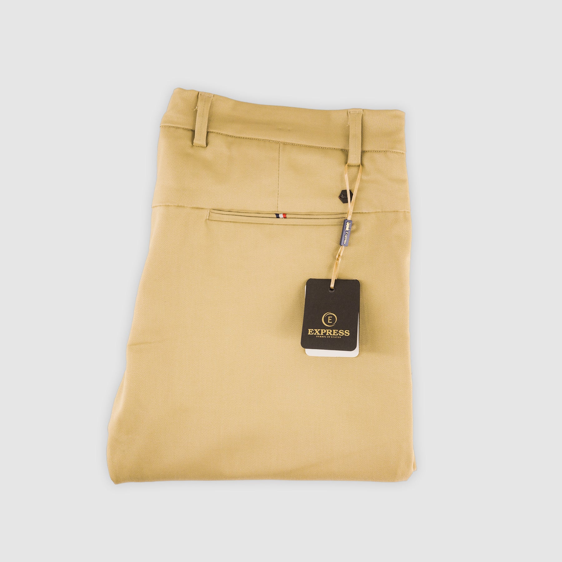 Fawn Skin Fitted Cotton Chinos